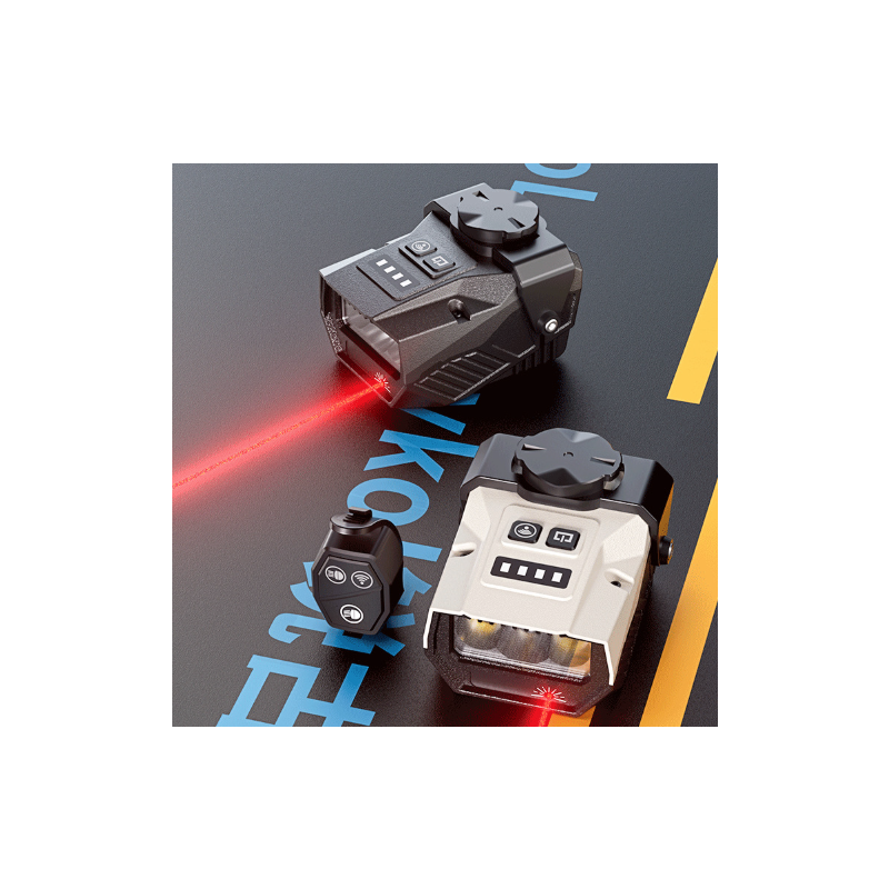 Portable and easy-to-assemble mountain bike light with lower mount for cycling