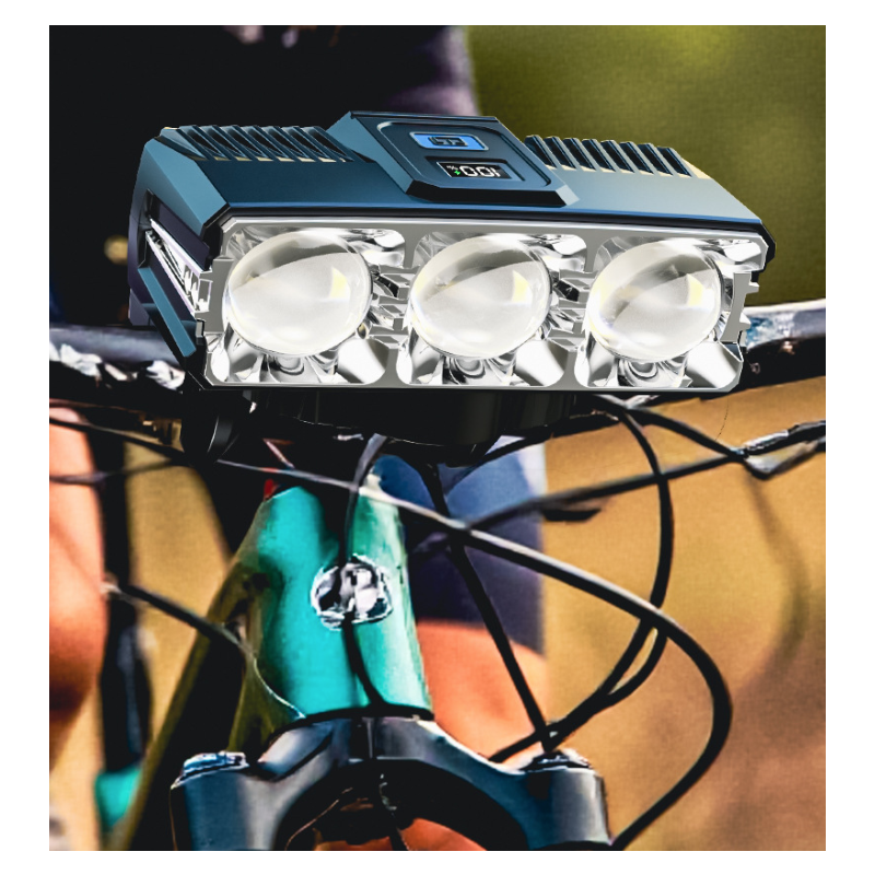 Bicycle Light Front 3LED Bike Light Waterproof USB Charging MTB Road Cycling Lamp Accessories