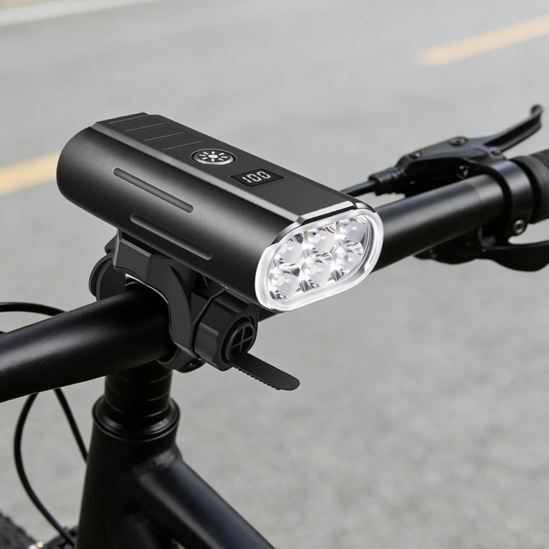 LED Bike Light USB Rechargeable Cycling Safety Front Lamp 2800LM High Brightness Bicycle light for Night Riding