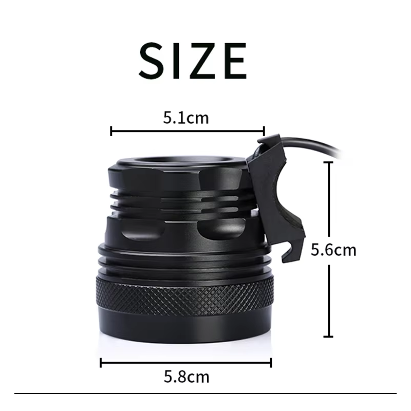 9xT6 Bicycle Front Light Ultra Bright MTB Bike Handlebar Flashlight With 9000mAh 8.4v Battery Pack Night Cycling LED Lamp
