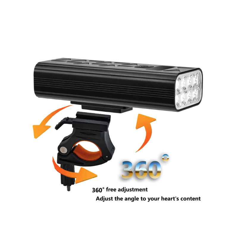 NiteBeam Bike Lights 10000 Lumens USB Rechargeable Bicycle Headlight