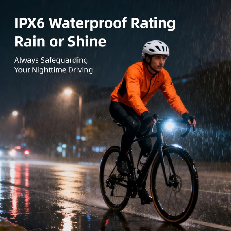 CYCLAMI Bike Headlight 2000 Lumens Bicycle light Handlebar Type-C MTB BIKE light BR2000 Front Lamp Light 