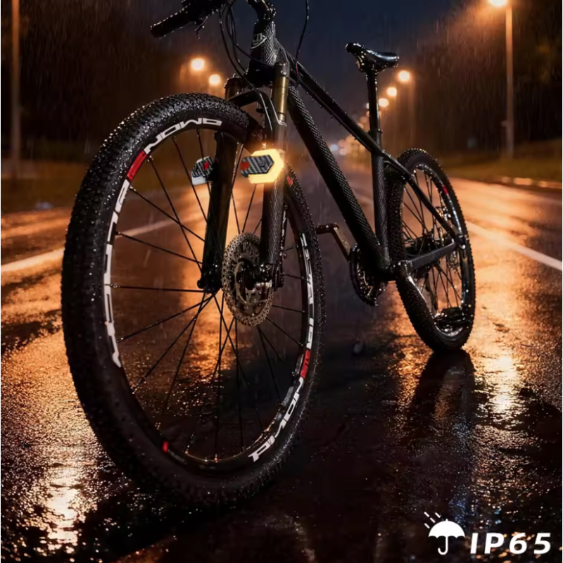 CarryBright CB4C Bike Indicators Lights Wireless Remote Control Turn Signal Horn Taillight Waterproof Bike Warning Lamp Electric Bicycle Flashers