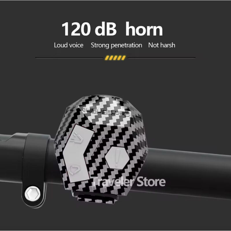 CarryBright CB4C Bike Indicators Lights Wireless Remote Control Turn Signal Horn Taillight Waterproof Bike Warning Lamp Electric Bicycle Flashers