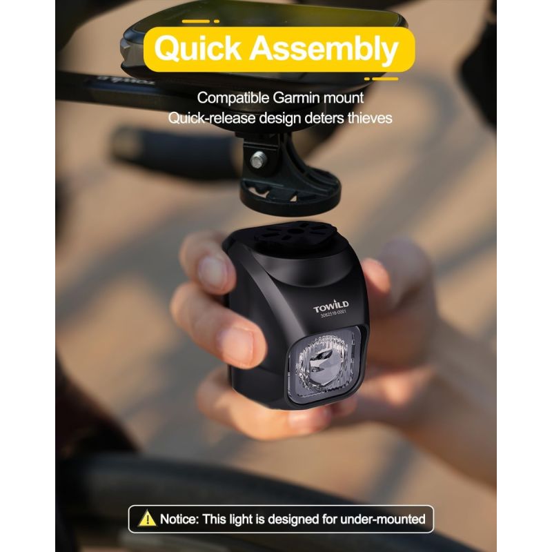 TOWILD DL1200S Bike Lights for Night Riding,1200LM Super Bright Bicycle Headlight,Waterproof Bike Front Light for Mtb Cycling Headlights