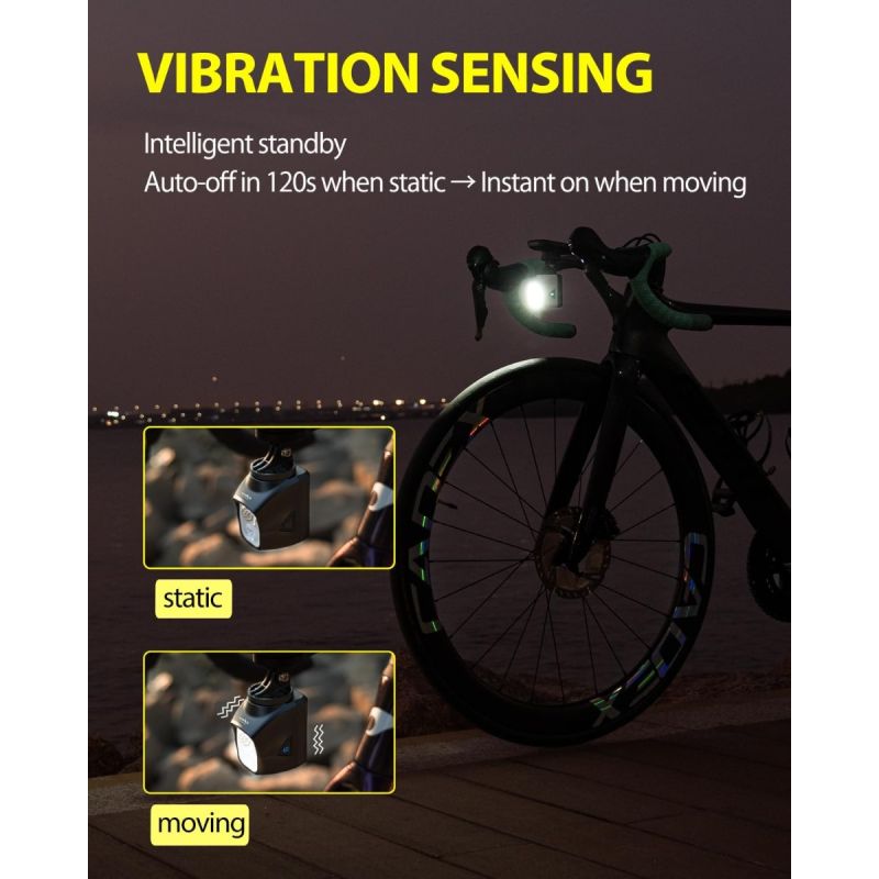 TOWILD DL1700 Bicycle Light With Cut-Off Line Beam1900LM Rechargeable Bike Front Light Mtb Cycling Headlights