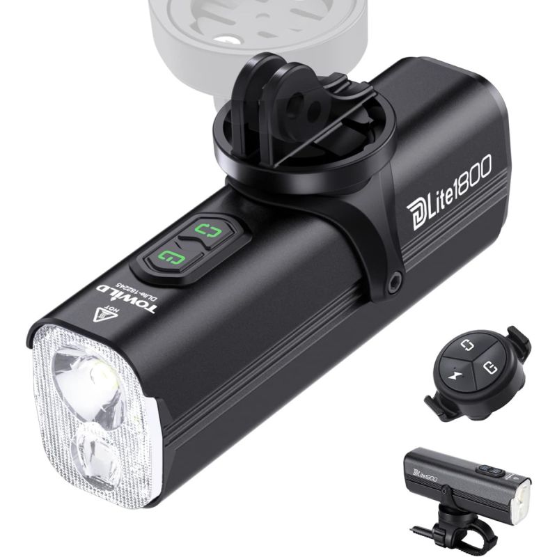 TOWILD DLite1800 Bike Light A high-performance dual-beam smart Bicycle Light Waterproof Bike Headlight