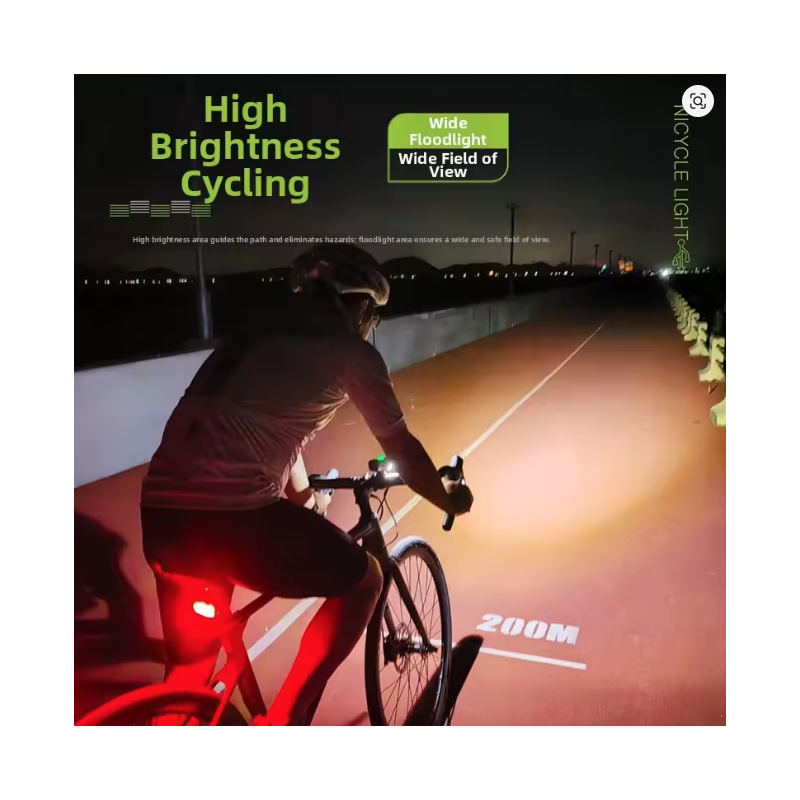 Nitebeam 1200Lumen Bike Light Type-C Charging LED Cycling Front Lamp Headlight 2000mAh MTB Bicycle Light