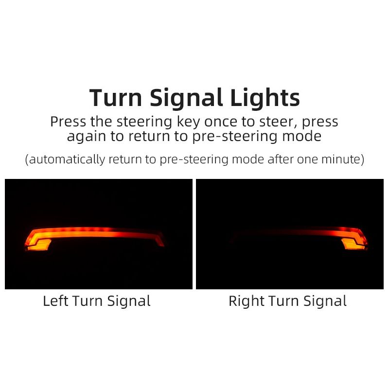 ROCKBROS LKWD-R1 Turn Signal Light with Remote Control, Steering Laser Light, Smart Wireless Bike Light 