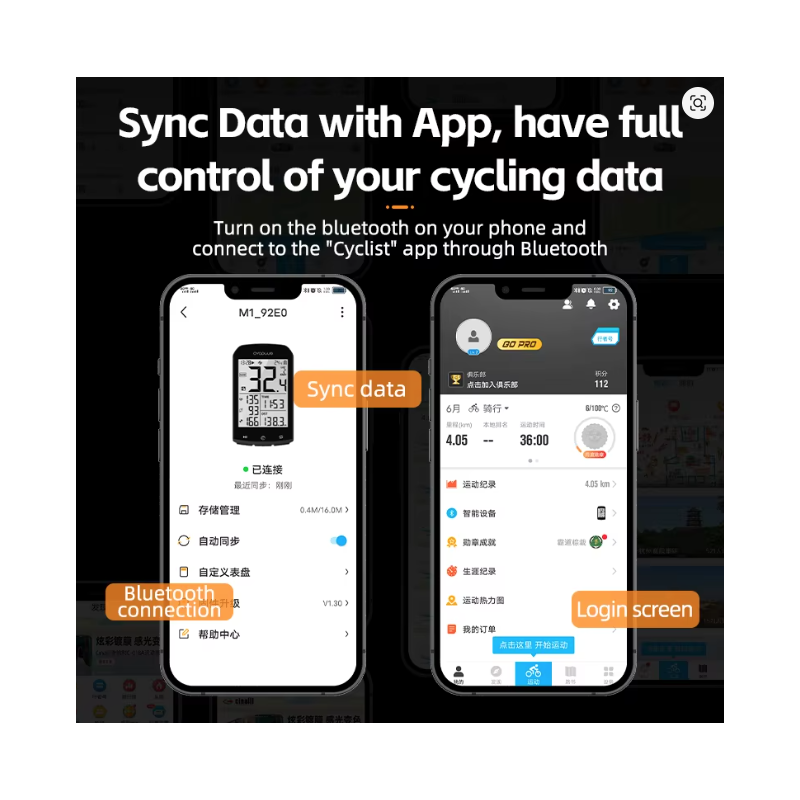 ROCKBROS M1 GPS Bicycle Computer MTB Road Bike Ciclismo Speed Meter