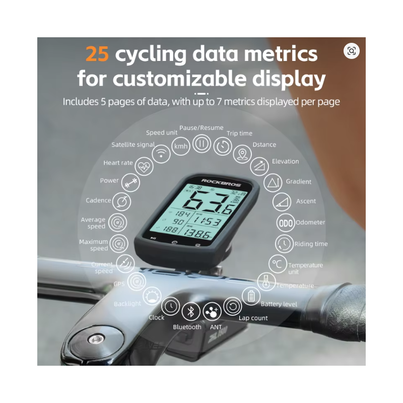 ROCKBROS M1 GPS Bicycle Computer MTB Road Bike Ciclismo Speed Meter