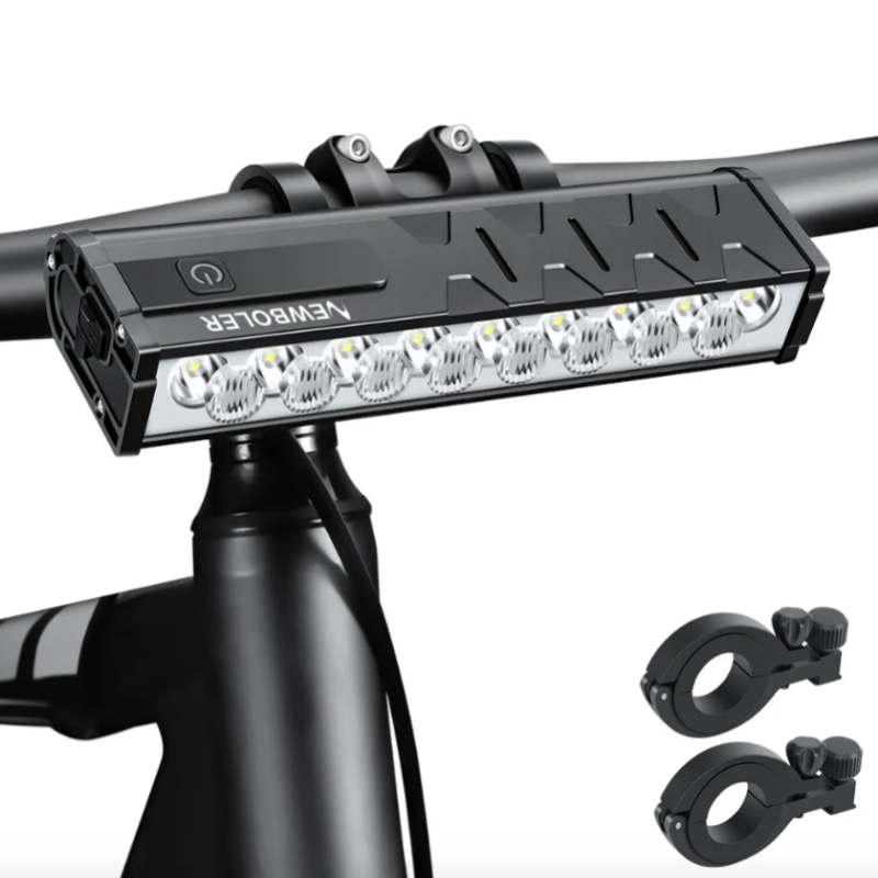 NITEBEAM 10000 Lumen Bike Light Front Super Bright USB Rechargeable IPX6 Waterproof Headlight for MTB Road Cycling