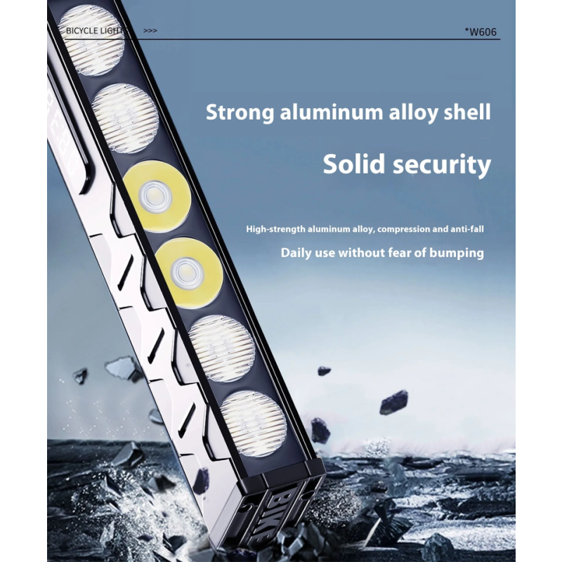 4000 Lumen Bike Headlight Super Bright IPX6 Waterproof 5000mAh USB-C Rechargeable Bicycle Front Light Aluminum Alloy Cycling Headlight for MTB Road Night Riding