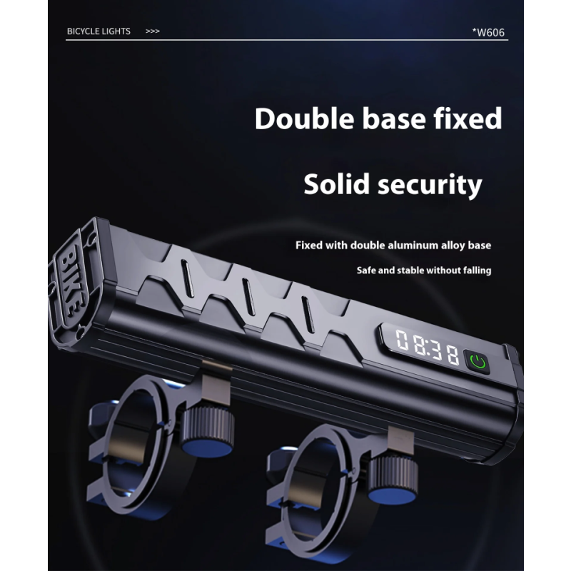 4000 Lumen Bike Headlight Super Bright IPX6 Waterproof 5000mAh USB-C Rechargeable Bicycle Front Light Aluminum Alloy Cycling Headlight for MTB Road Night Riding