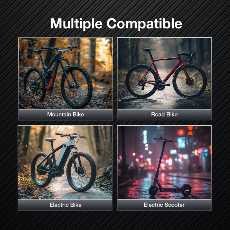 Super Bright Bike Light with IPX6 Waterproof 10000mAh USB-C Rechargeable Bicycle Front Light Aluminum Alloy Cycling Headlight for MTB Road Night Riding