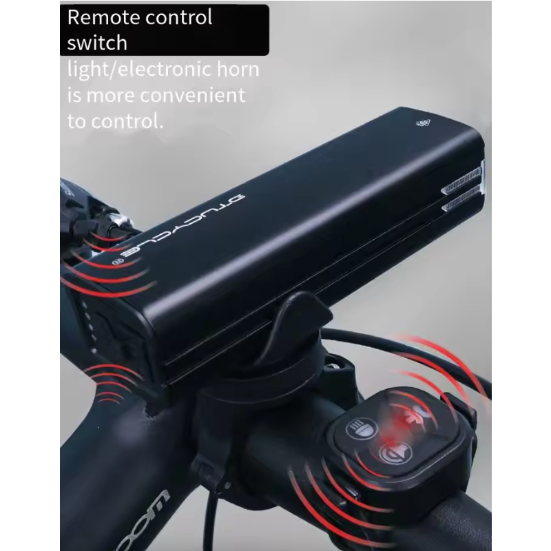 1500 Lumens Bike Light for Night Riding, USB-C Rechargeable Bike Headlight, Aluminium Alloy IPX6 Waterproof Bike Front Light