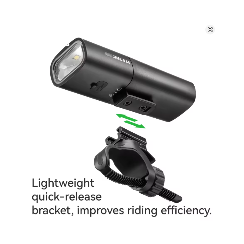 ROCKBROS RHL950 Bike Headlight 3000mAh USB Rechargeable bicycle Light 