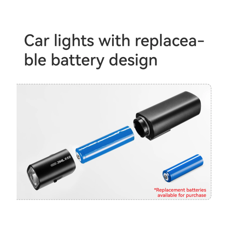 ROCKBROS RHL950 Bike Headlight 3000mAh USB Rechargeable bicycle Light 