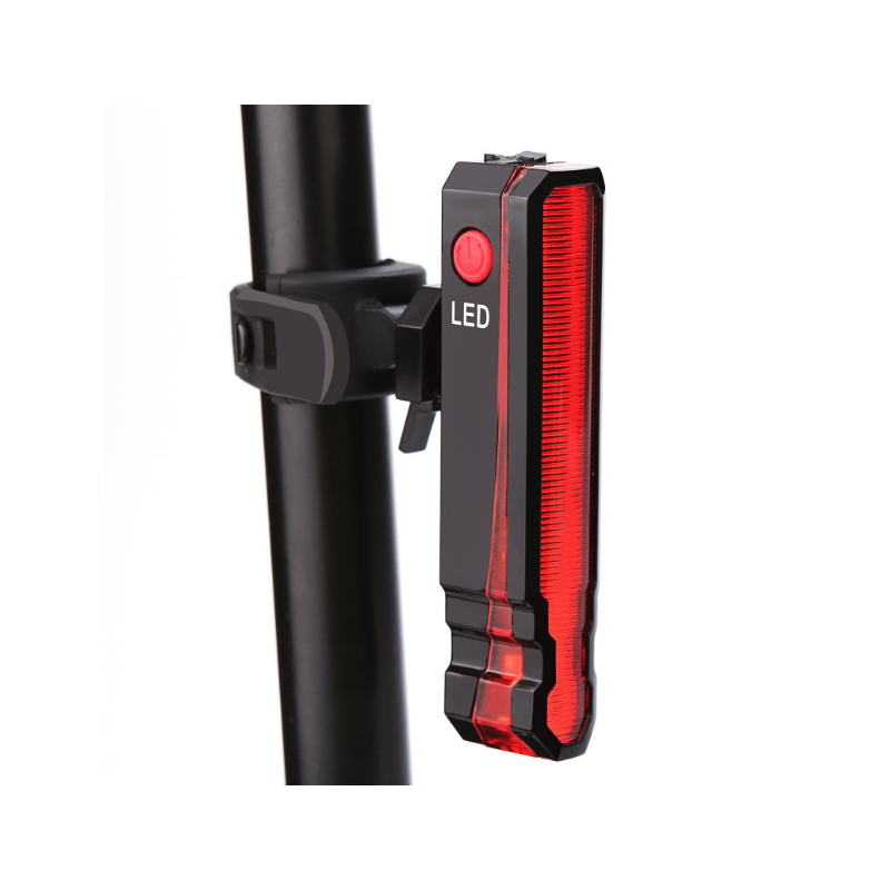 Bike Tail Light Rechargeable, Red LED Rear Bike Lights, Bicycle Laser Back Taillight Cycling Safety Warning Light, Bike Lights for Night Riding