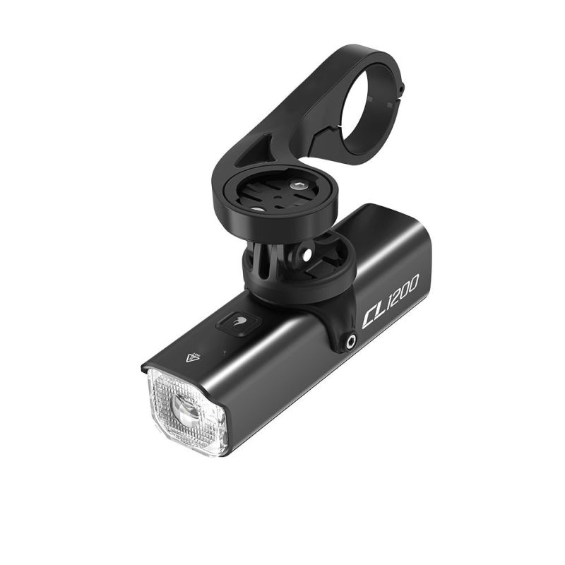 Bike Front Light with Wireless Remote - 1600 Lumens Ultra Bright - GoPro Base - Rechargeable 5000mAh Battery for All-night Safety & Visibility - Perfect for Cyclists!