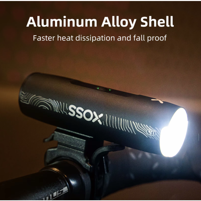 XOSS XL1200 Headlight 1200 Lm Bike Light Waterproof Rechargeable Front Lamp Bicycle Light Aluminum Ultralight Flashlight