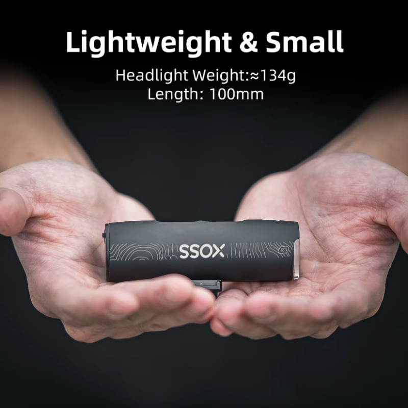XOSS XL1200 Headlight 1200 Lm Bike Light Waterproof Rechargeable Front Lamp Bicycle Light Aluminum Ultralight Flashlight