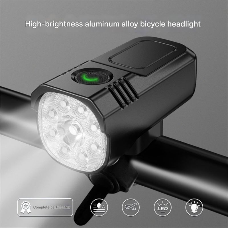 Bike Lights for Night Riding, Adjustable Modes Bicycle Lights Front , Rechargeable & IP65 Waterproof Bike Headlight