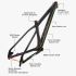 TOSEEK SP-01 Carbon MTB Frame 29er - Lightweight, Durable Carbon Mountain Bike Frame for 27.5/29