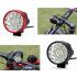 9xT6 Bicycle Front Light Ultra Bright MTB Bike Handlebar Flashlight With 9000mAh 8.4v Battery Pack Night Cycling LED Lamp