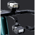 Portable and easy-to-assemble mountain bike light with lower mount for cycling