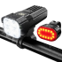 Bike Light for Night Riding, 2000LM Bicycle Headlight & Taillight, USB-C Rechargeable Waterproof LED Bike Headlights