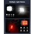 Bike Lights for Night Riding, USB Rechargeable Bike Lights Front and Back, Waterproof IP65 Bicycle Light, Bike Headlight and Tail Light Set