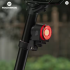 ROCKBROS A8 PRO Remote Control Bicycle Tail Light + Horn Brake Sensing Alarm Taillight IPX5 Bicycle Rear Light Electronic Bike Bell