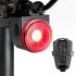 ROCKBROS A8 PRO Remote Control Bicycle Tail Light + Horn Brake Sensing Alarm Taillight IPX5 Bicycle Rear Light Electronic Bike Bell