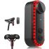 Bike Rear View Camera with Tail Light APP Control 1080P 150° Wide Angle Bicycle Camera IPX6 Waterproof USB-C Rechargeable for Mountain Road Bike E-Bikes