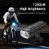 CYCLAMI Bike Headlight 2000 Lumens Bicycle light Handlebar Type-C MTB BIKE light BR2000 Front Lamp Light 
