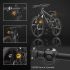 CBX4 Fahrrad Blinker Set vorne und hinten mit kabelloser Fernbedienung und 120dB Hupe, LED Richtungsanzeiger IPX6 Wasserdicht, USB Aufladbar Fahrradlicht für E-Bike & Fahrrad