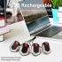 CarryBright CBX4 Indicatore di direzione anteriore e posteriore per bicicletta con telecomando wireless intelligente, indicatore di direzione della bici con clacson