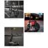 CBX4 Fahrrad Blinker Set vorne und hinten mit kabelloser Fernbedienung und 120dB Hupe, LED Richtungsanzeiger IPX6 Wasserdicht, USB Aufladbar Fahrradlicht für E-Bike & Fahrrad