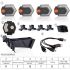 CarryBright CBX4 Indicatore di direzione anteriore e posteriore per bicicletta con telecomando wireless intelligente, indicatore di direzione della bici con clacson