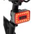 Smart Radar bike Tail Light Bicycle Brake Sensing Lamp IPx6 Waterproof USB Rechargeable Cycling Taillight