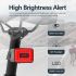 Smart Radar bike Tail Light Bicycle Brake Sensing Lamp IPx6 Waterproof USB Rechargeable Cycling Taillight