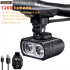 Bicycle Light Nighttime Cycling Light 1200LM Adjustable Beam Bike Headlights Bicycle Accessories
