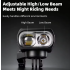 Bicycle Light Nighttime Cycling Light 1200LM Adjustable Beam Bike Headlights Bicycle Accessories