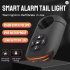 Bicycle Password Anti-theft Alarm Taillight 105dB Loud Burglar Alarm IPX6 Waterproof 4 Lighting Mode Bike Brake Warning Light