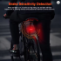 Bicycle Password Anti-theft Alarm Taillight 105dB Loud Burglar Alarm IPX6 Waterproof 4 Lighting Mode Bike Brake Warning Light
