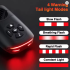 Bicycle Password Anti-theft Alarm Taillight 105dB Loud Burglar Alarm IPX6 Waterproof 4 Lighting Mode Bike Brake Warning Light