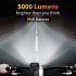 Mountain Bike Light, Bicycle Light Front 5000Lumen Bike Light 20000mAh Waterproof USB Charging MTB Road Cycling Lamp 