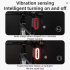 ROCKBROS Bicycle Tail Light With Lock Smart Brake Sensing Safety Warning IPX6 Waterproof Type-C Charging Cycling Rear Light 