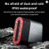 ROCKBROS Bicycle Tail Light With Lock Smart Brake Sensing Safety Warning IPX6 Waterproof Type-C Charging Cycling Rear Light 